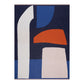 Blanket knitted cotton - form - navy | Sophie Home