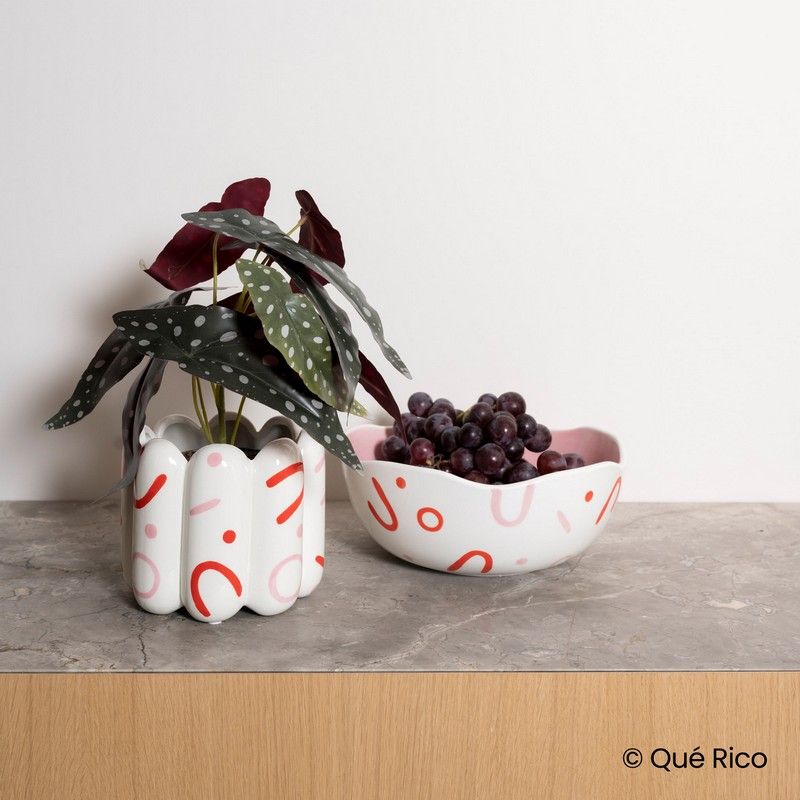 Plant Pot Maia - circus stripes | Que Rico