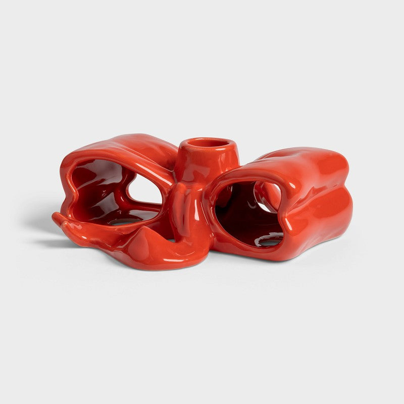 Candle Holder ribbon - Red | &Klevering