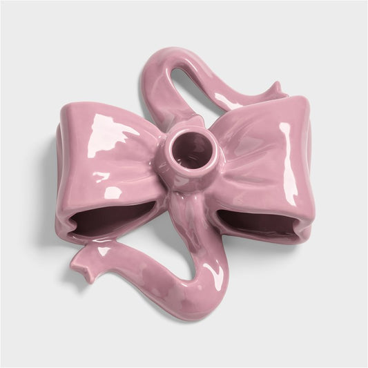 Candle Holder ribbon - Pink | &Klevering - de inKijk