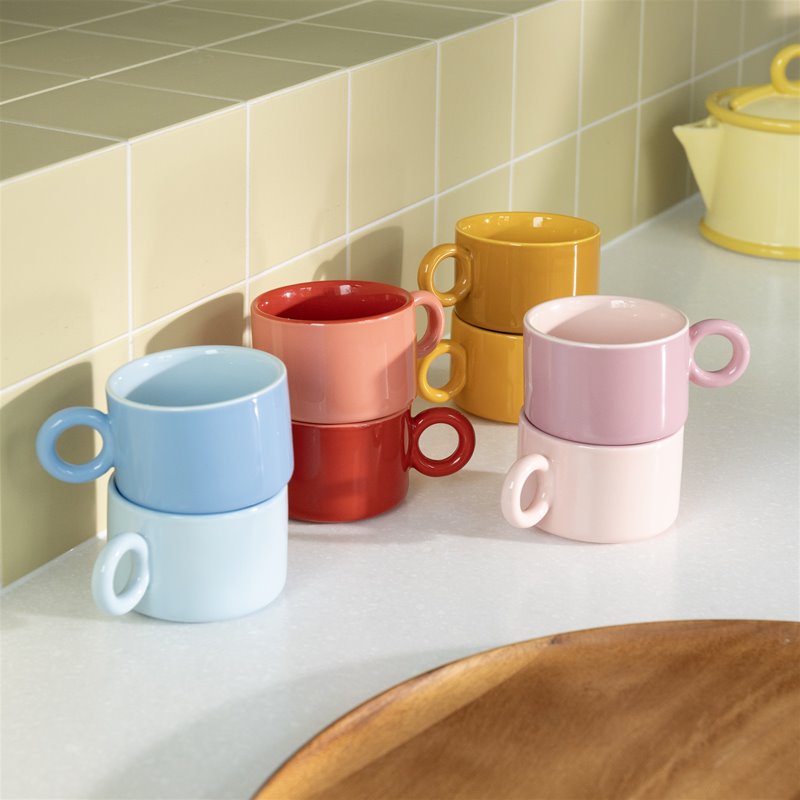 Mug Chiquito - set van 2 - ochre | &Klevering - de inKijk