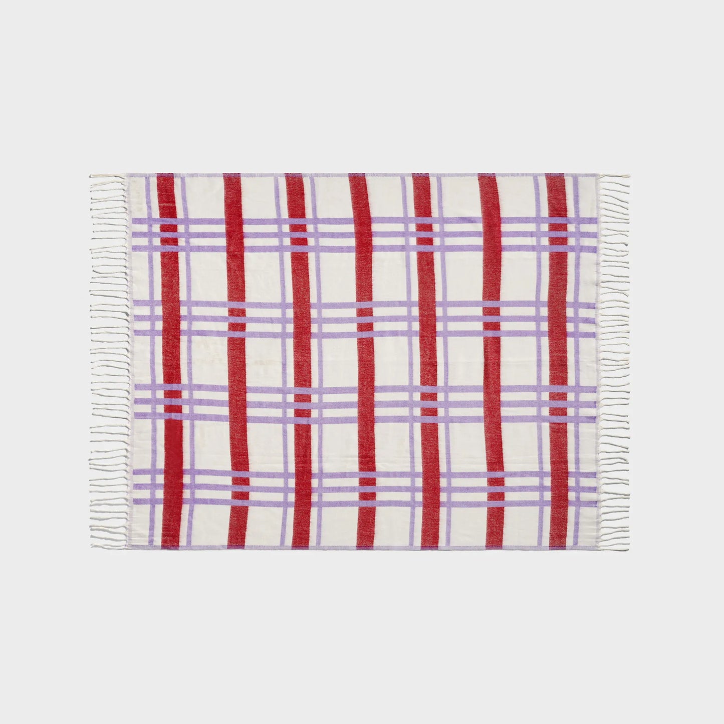 Throw plano - red/purple | &Klevering