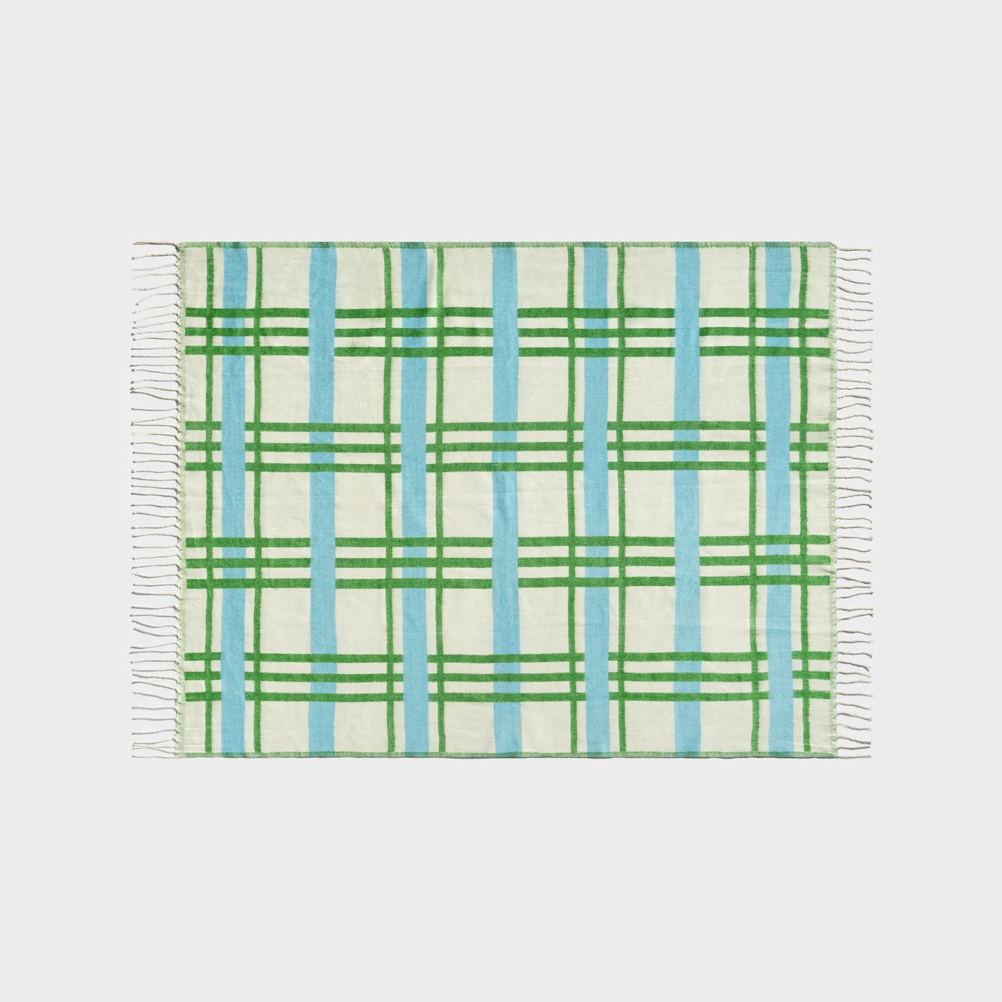 Throw plano - green/blue | &Klevering