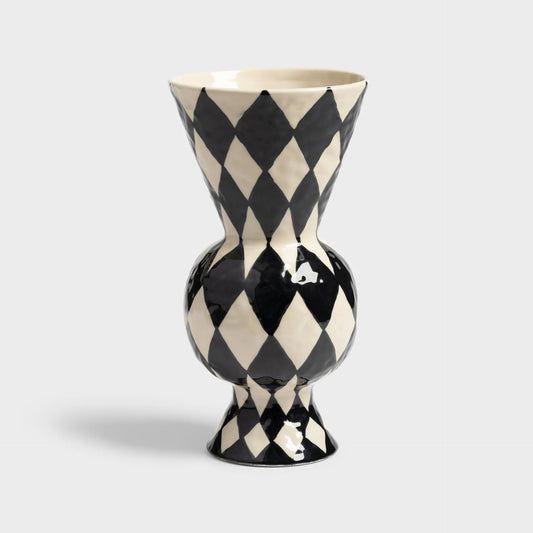 Vase rhombic - black | &Klevering - de inKijk