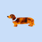 teckel dachshund hair clip - coucou suzette