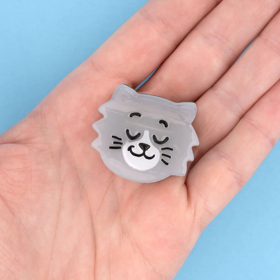 grey cat mini hair claw - coucou suzette