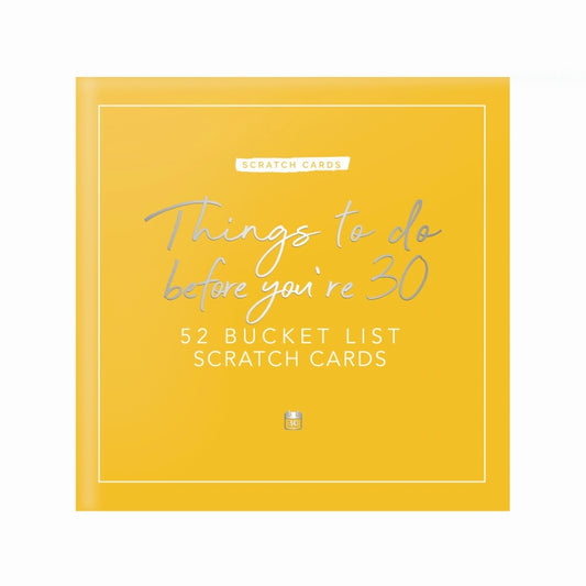 Things to do before you're 30 - Scratch Cards | Gift Republic