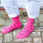 Titties socks - fuschia | Eat Mielies - de inKijk