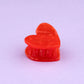 red heart mini hair claw - coucou suzette