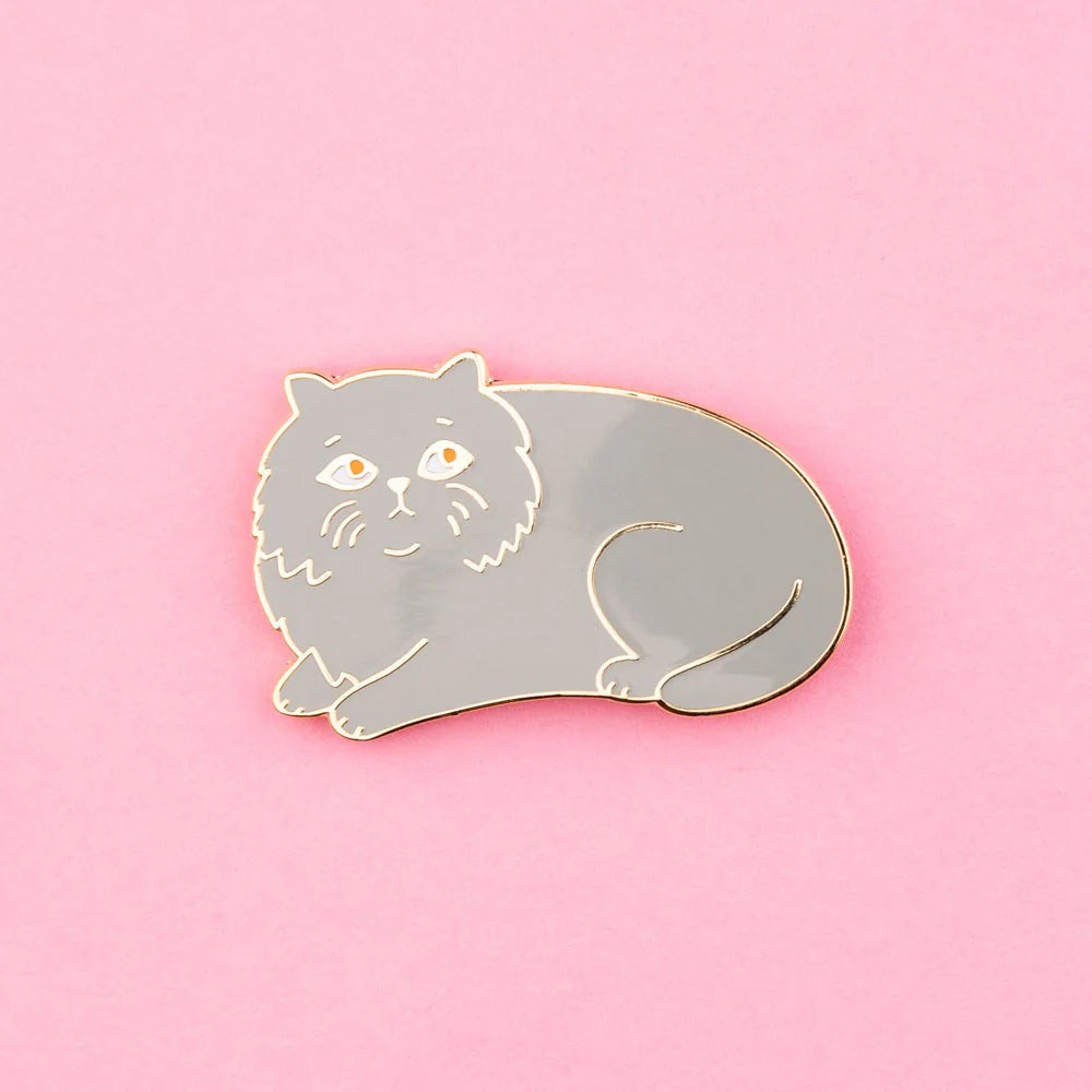 persian grey cat pin - coucou suzette