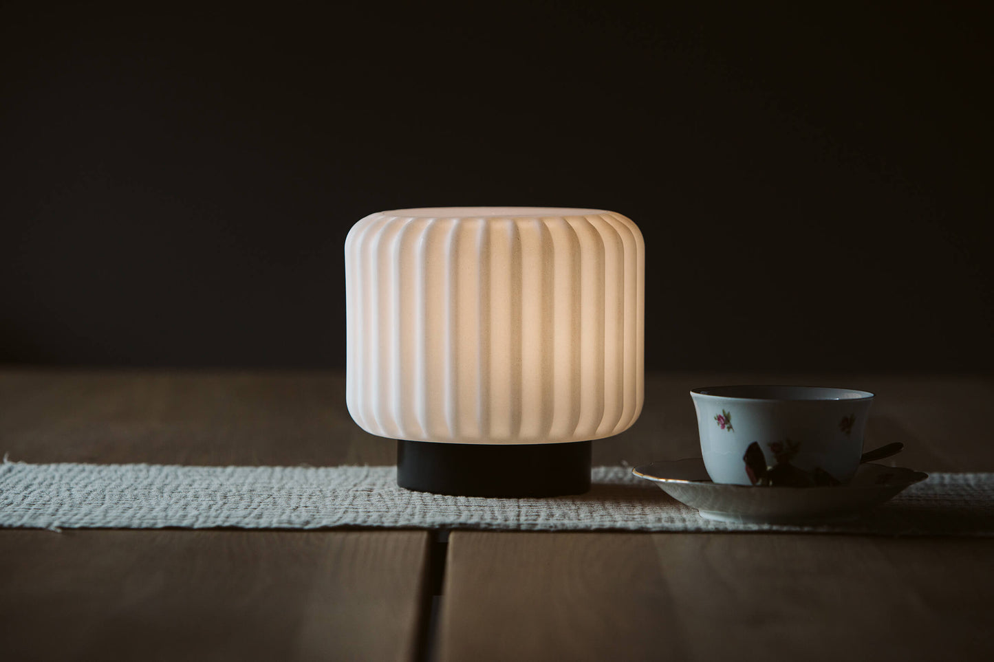 Dentelles lamp -  laag - terra | Atelier Pierre