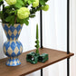 Vase rhombic - blue | &Klevering