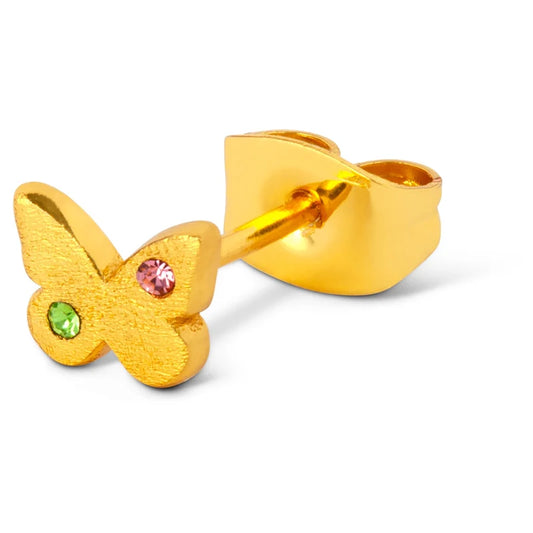 Butterfly - Gold Plated - 1 stuk | LULU Copenhagen - de inKijk