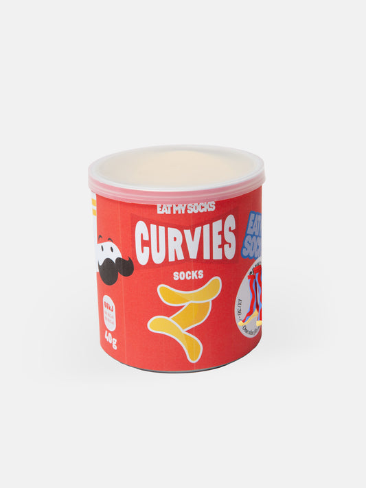 Socks - Curvies Chips | Eat my socks - de inKijk