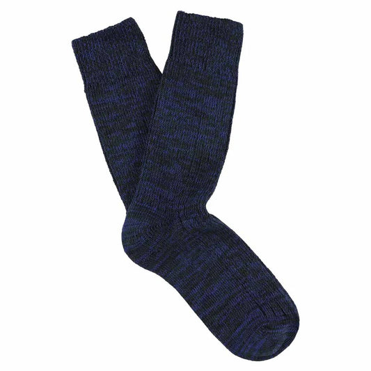 Women Melange Blend Socks - Blue | Escuyer - de inKijk