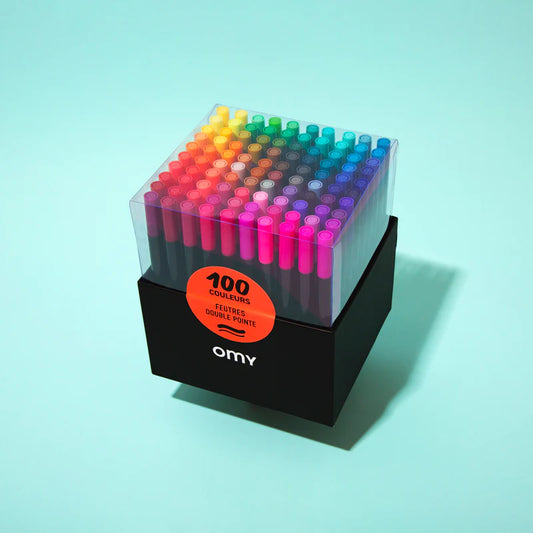 Box of 100 markers | Omy - de inKijk