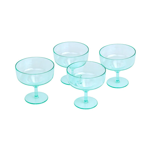 vier margaritaglazen mint - Here's how