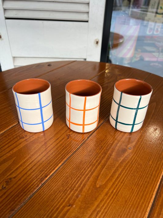 Straight Cup - quadrados | A Loja Da Ceramica - de inKijk