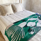 Blanket knitted cotton - bud - green | Sophie Home - de inKijk