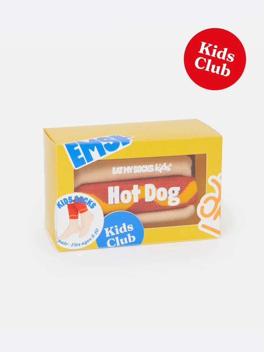 Kids Socks - hot dog | Eat my socks - de inKijk