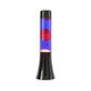 Red lava lamp - black base - blue liquid - 30 cm | Fisura