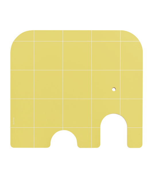 Chop & serve board Elephant - Yellow - Large | Muurla - de inKijk