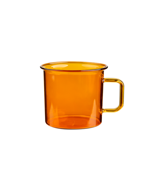 Glass mug - amber - 3,5dl | Muurla - de inKijk