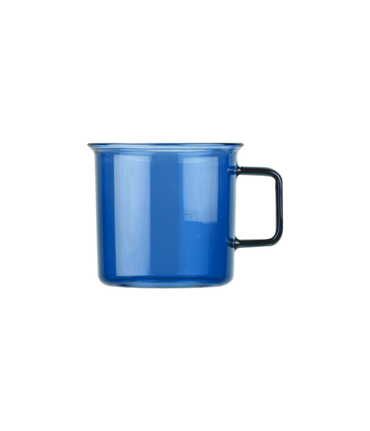 Glass mug - blue - 3,5dl | Muurla