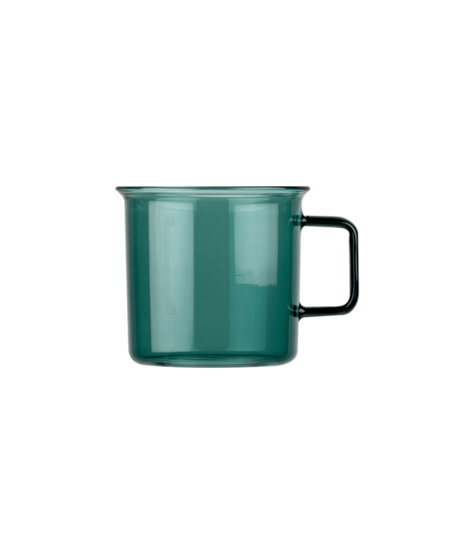 Glass mug - teal - 3,5dl | Muurla - de inKijk