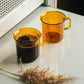 Glass mug - amber - 3,5dl | Muurla