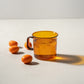 Glass mug - amber - 3,5dl | Muurla