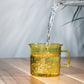 Glass mug - yellow - 3,5dl | Muurla