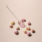 Glass spoon - pink/clear | Muurla