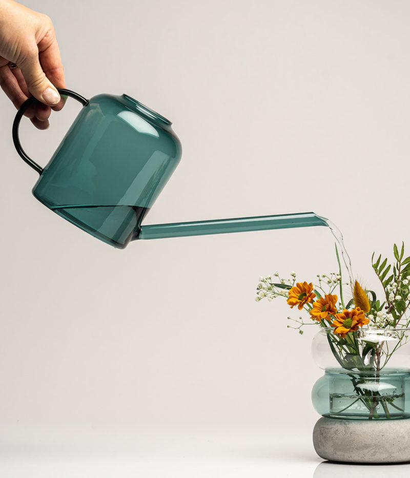 Watering can - teal - 0,8L | Muurla