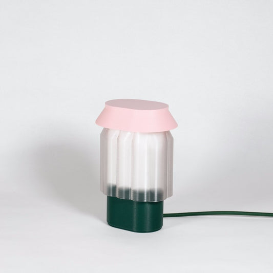 Nour lamp roze en groen - Warren & Laetitia