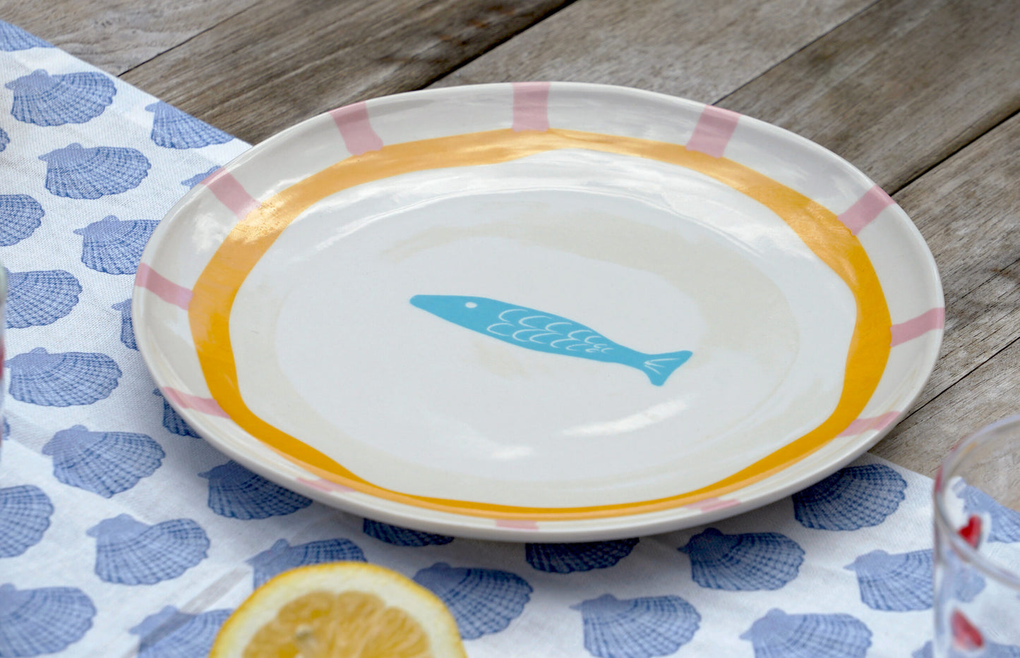 Plate marine - set van 4 | And Nook - de inKijk