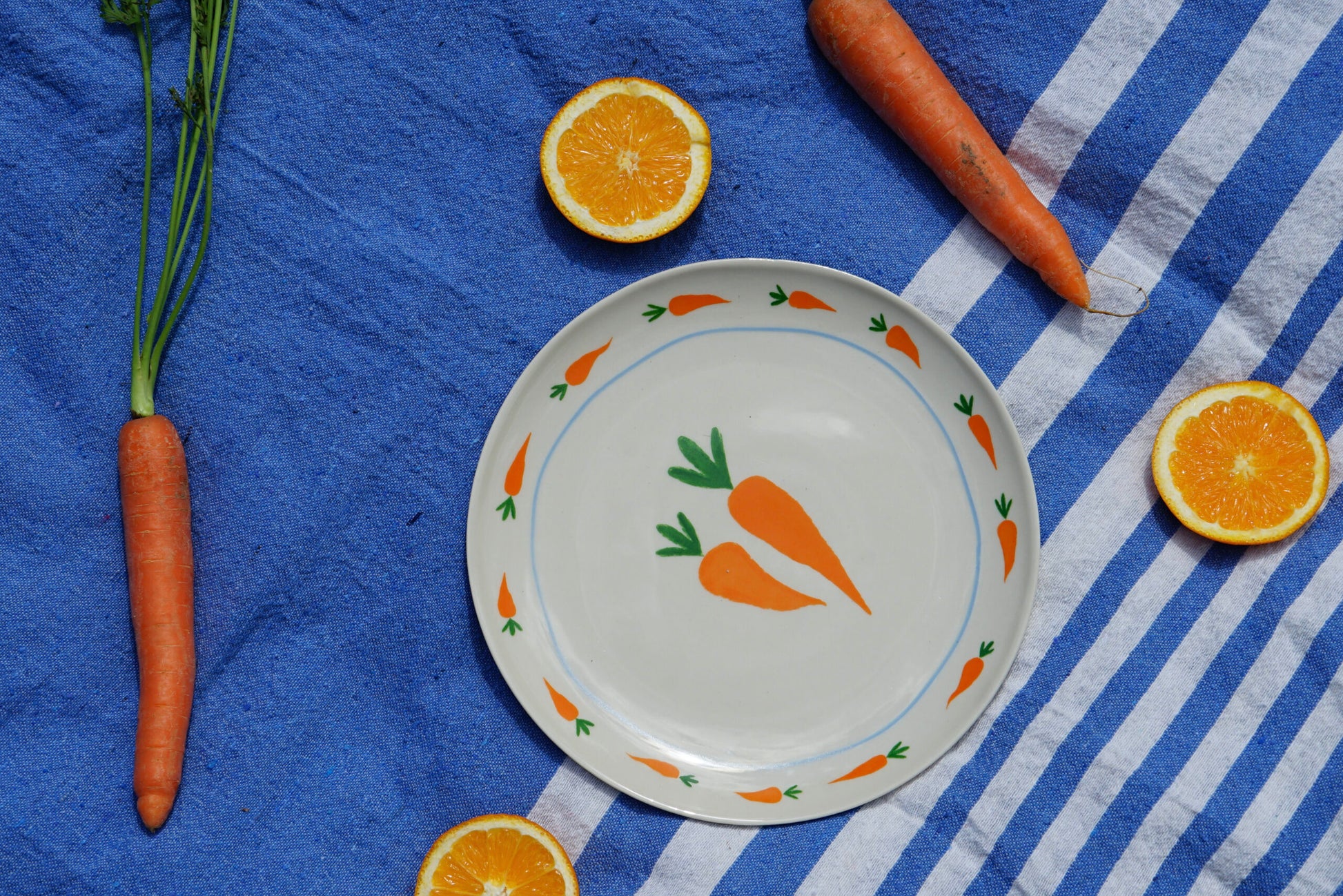 Plate vegetables - set van 4 | And Nook - de inKijk