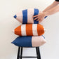 Cushion cover knitted cotton - enkel - burnt orange | Sophie Home - de inKijk