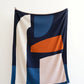 Blanket knitted cotton - form - navy | Sophie Home