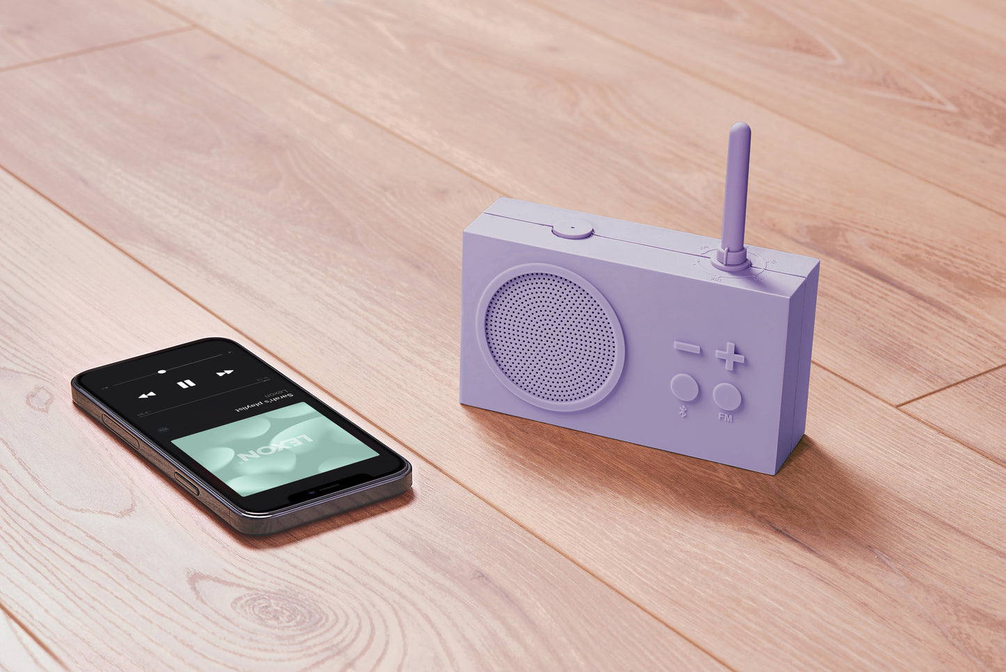 Radio & Bluetooth speaker - Tykho 3 - Light Lilac | Lexon