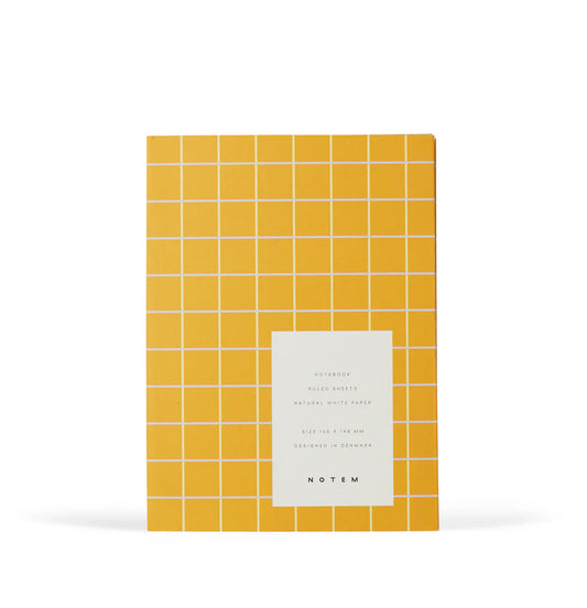 Uma notebook small - ochre check | Notem-Studio - de inKijk