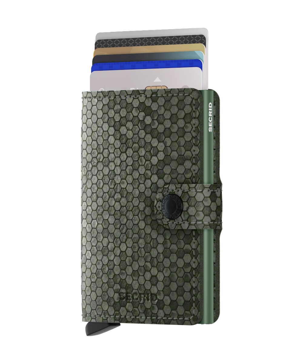 Mini wallet - Hexagon green green | Secrid