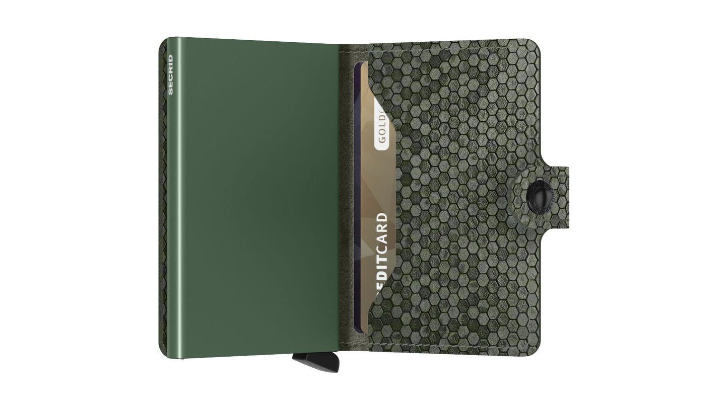 Mini wallet - Hexagon green green | Secrid