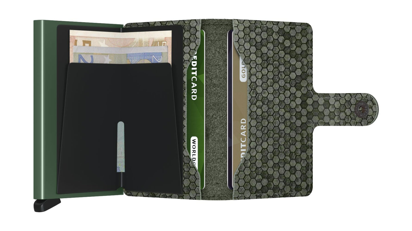 Mini wallet - Hexagon green green | Secrid