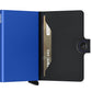 Mini wallet - Matte black & blue | Secrid