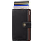 Mini wallet - saffiano brown | Secrid