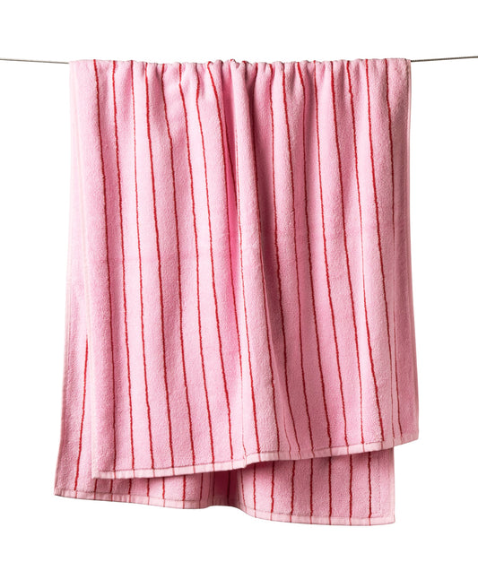 Naram bath towel - baby pink & ski patrol | Bongusta - de inKijk