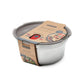 Steel Food Bowl - Large - Grey/Red | Black+blum