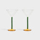 Coupe Perle - set van 2 - green | &Klevering