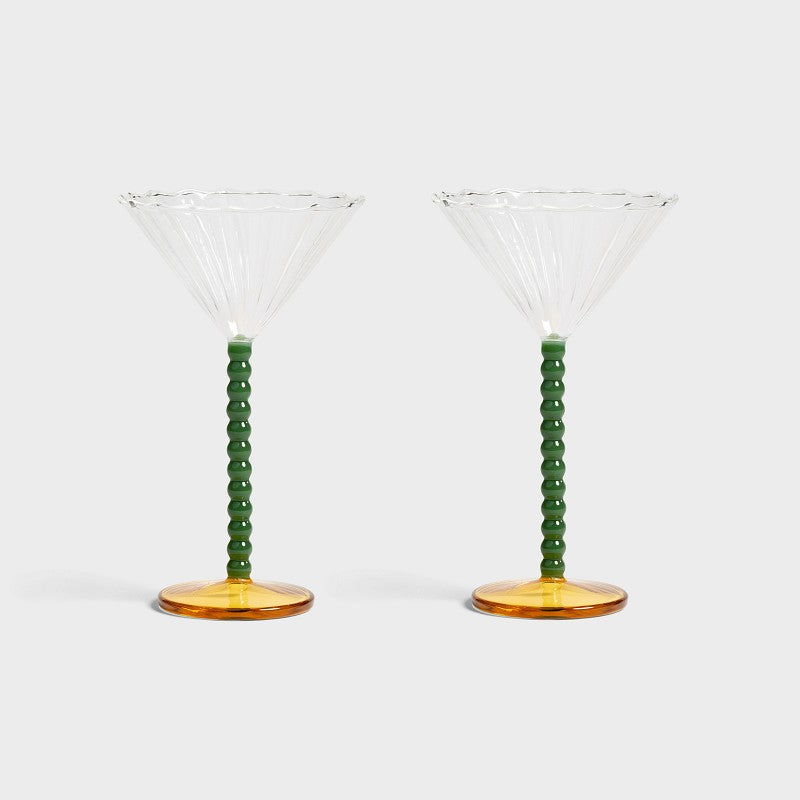 Coupe Perle - set van 2 - green | &Klevering